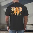 Thanksgiving Teacher Pencil Bow One Thankful Teacher Fall Men's Back Print T-Shirt, gift for family, gift for coworker Thanksgiving Teacher Pencil Bow One Thankful Teacher Fall Men's Back Print T-Shirt, gift for family, gift for coworker