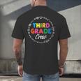 Third Grade Crew First Day Of School 3rd Grade Teacher Men's Back Print T-Shirt, gift for family, gift for coworker