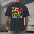 Tie Dye 5th Grade Typography Team Fifth Grade Teacher For Men Women Girls Kids Men's Back Print T-Shirt, gift for family, gift for coworker