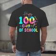 Tie Dye Happy 100th Day Of School Teacher Student 100 Days Men's Back Print T-Shirt, gift for family, gift for coworker Tie Dye Happy 100th Day Of School Teacher Student 100 Days Men's Back Print T-Shirt, gift for family, gift for coworker