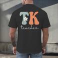 TK Teacher Retro Groovy Vintage Happy First Day Of School Men's Back Print T-Shirt, gift for family, gift for coworker TK Teacher Retro Groovy Vintage Happy First Day Of School Men's Back Print T-Shirt, gift for family, gift for coworker
