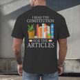 History Teacher I Read The Constitution For The Articles For Men Women Men's Back Print T-Shirt, gift for family, gift for coworker