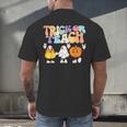 Trick Or Teach Cute Halloween Teacher Men's Back Print T-Shirt, gift for family, gift for coworker Trick Or Teach Cute Halloween Teacher Men's Back Print T-Shirt, gift for family, gift for coworker