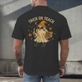 Trick Or Teach Halloween Teacher Men's Back Print T-Shirt, gift for family, gift for coworker Trick Or Teach Halloween Teacher Men's Back Print T-Shirt, gift for family, gift for coworker