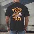Trick Or Tray Halloween Cafeteria Teacher School Men's Back Print T-Shirt, gift for family, gift for coworker Trick Or Tray Halloween Cafeteria Teacher School Men's Back Print T-Shirt, gift for family, gift for coworker