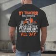 Trucker Truck Driver Vintage My Teacher Was Wrong I Do Get Men's Back Print T-Shirt, gift for family, gift for coworker