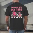 Twinning With My Para Teacher Matching Paraprofessional 70s For Men Women Men's Back Print T-Shirt, gift for family, gift for coworker Twinning With My Para Teacher Matching Paraprofessional 70s For Men Women Men's Back Print T-Shirt, gift for family, gift for coworker