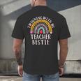 Twinning With My Teacher Bestie Spirit Week Girls Day Kids Men's Back Print T-Shirt, gift for family, gift for coworker Twinning With My Teacher Bestie Spirit Week Girls Day Kids Men's Back Print T-Shirt, gift for family, gift for coworker
