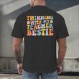 Twinning With My Teacher Bestie Twin Day Matching For Men Women Kids Men's Back Print T-Shirt, gift for family, gift for coworker Twinning With My Teacher Bestie Twin Day Matching For Men Women Kids Men's Back Print T-Shirt, gift for family, gift for coworker