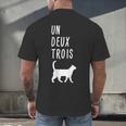 Un Deux Trois Cat Shirt French Teacher Men's Back Print T-Shirt, gift for family, gift for coworker Un Deux Trois Cat Shirt French Teacher Men's Back Print T-Shirt, gift for family, gift for coworker