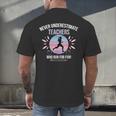 Never Underestimate Teachers Who Runs For Fun Men's Back Print T-Shirt, gift for family, gift for coworker Never Underestimate Teachers Who Runs For Fun Men's Back Print T-Shirt, gift for family, gift for coworker