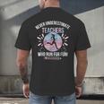 Never Underestimate Teachers Who Runs For Fun Running Teache Men's Back Print T-Shirt, gift for family, gift for coworker Never Underestimate Teachers Who Runs For Fun Running Teache Men's Back Print T-Shirt, gift for family, gift for coworker