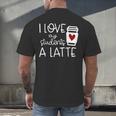 Valentines Day Teacher Tee I Love My Students A Latte Men's Back Print T-Shirt, gift for family, gift for coworker