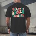 Verry Merry Speech Language Pathologist Teacher Christmas Men's Back Print T-Shirt, gift for family, gift for coworker Verry Merry Speech Language Pathologist Teacher Christmas Men's Back Print T-Shirt, gift for family, gift for coworker