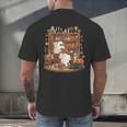 Vintage Ghost Book Reading Pumpkin Gothic Halloween Teachers Men's Back Print T-Shirt, gift for family, gift for coworker Vintage Ghost Book Reading Pumpkin Gothic Halloween Teachers Men's Back Print T-Shirt, gift for family, gift for coworker
