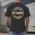 Vintage I Survived 67 Days Of School Teachers Students Men's Back Print T-Shirt, gift for family, gift for coworker