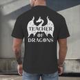 Vintage Teacher Of Dragons Quotes Teacher Student Men's Back Print T-Shirt, gift for family, gift for coworker Vintage Teacher Of Dragons Quotes Teacher Student Men's Back Print T-Shirt, gift for family, gift for coworker