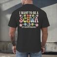I Want To Be A Schwa It's Never Stressed Reading Teacher Men's Back Print T-Shirt, gift for family, gift for coworker