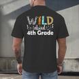 Wild About 4th Grade First Day Of School Teacher Student Men's Back Print T-Shirt, gift for family, gift for coworker Wild About 4th Grade First Day Of School Teacher Student Men's Back Print T-Shirt, gift for family, gift for coworker