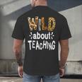 Wild About Teaching Teacher Student First Day Of School Men's Back Print T-Shirt, gift for family, gift for coworker Wild About Teaching Teacher Student First Day Of School Men's Back Print T-Shirt, gift for family, gift for coworker
