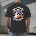 Will Trade Students For Candy Halloween Teacher Men's Back Print T-Shirt, gift for family, gift for coworker Will Trade Students For Candy Halloween Teacher Men's Back Print T-Shirt, gift for family, gift for coworker