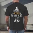 Which Witch Is Which Halloween Grammar Teacher Costume Men's Back Print T-Shirt, gift for family, gift for coworker