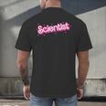 Women Retro Pink Scientist Science Teacher Back To School Men's Back Print T-Shirt, gift for family, gift for coworker Women Retro Pink Scientist Science Teacher Back To School Men's Back Print T-Shirt, gift for family, gift for coworker