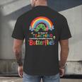 The Wonder Of Teaching Is Watching Caterpillars Teacher Men's Back Print T-Shirt, gift for family, gift for coworker