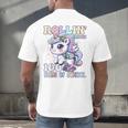 100 Days Of School Girls Teacher 100th Day Unicorn Outfit Men's Back Print T-Shirt, gift for family, gift for coworker 100 Days Of School Girls Teacher 100th Day Unicorn Outfit Men's Back Print T-Shirt, gift for family, gift for coworker