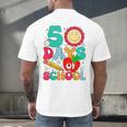 50 Days Of School Teacher Happy 50th Day Of School Kids Men's Back Print T-Shirt, gift for family, gift for coworker