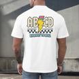 ABCD Highway To Spell Pencil Teacher & Student Font Me Men's Back Print T-Shirt, gift for family, gift for coworker