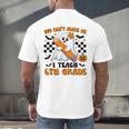 You Can't Scare Me I Teach 6th Grade Retro Teacher Halloween Men's Back Print T-Shirt, gift for family, gift for coworker