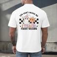 You Cant Scare Me I Teach First Grade Teacher Halloween Men's Back Print T-Shirt, gift for family, gift for coworker