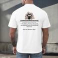 Cat Exhausted Teacher Exhausterwhelmulated Definition Men's Back Print T-Shirt, gift for family, gift for coworker Cat Exhausted Teacher Exhausterwhelmulated Definition Men's Back Print T-Shirt, gift for family, gift for coworker