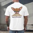 Chihuahua 100 Days Of School Rainbow Glasses Teacher Men's Back Print T-Shirt, gift for family, gift for coworker Chihuahua 100 Days Of School Rainbow Glasses Teacher Men's Back Print T-Shirt, gift for family, gift for coworker
