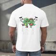 Creepin It Real Monster School Preschool Teacher Halloween Men's Back Print T-Shirt, gift for family, gift for coworker