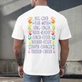 Daycare Provider Daycare Teacher Childcare Provider Men's Back Print T-Shirt, gift for family, gift for coworker
