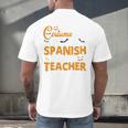 I Don't Need A Costume I'm A Spanish Teacher Halloween Men's Back Print T-Shirt, gift for family, gift for coworker I Don't Need A Costume I'm A Spanish Teacher Halloween Men's Back Print T-Shirt, gift for family, gift for coworker