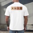 Educator Science Teacher Melanin Educator Science Men's Back Print T-Shirt, gift for family, gift for coworker