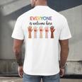 Everyone Is Welcome Here Idaho Teacher Men's Back Print T-Shirt, gift for family, gift for coworker Everyone Is Welcome Here Idaho Teacher Men's Back Print T-Shirt, gift for family, gift for coworker