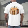 Fall Book Pumpkin Halloween Teacher Librarian Thanksgiving Men's Back Print T-Shirt, gift for family, gift for coworker Fall Book Pumpkin Halloween Teacher Librarian Thanksgiving Men's Back Print T-Shirt, gift for family, gift for coworker