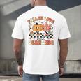 Fall In Love With Learning Teacher Retro Thanksgiving Men's Back Print T-Shirt, gift for family, gift for coworker Fall In Love With Learning Teacher Retro Thanksgiving Men's Back Print T-Shirt, gift for family, gift for coworker