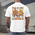 Fall In Love With Learning Thanksgiving Teacher Student Men's Back Print T-Shirt, gift for family, gift for coworker Fall In Love With Learning Thanksgiving Teacher Student Men's Back Print T-Shirt, gift for family, gift for coworker