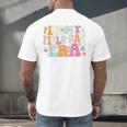 In My Field Day Era Teacher Kids Cute Groovy Field Day Men's Back Print T-Shirt, gift for family, gift for coworker