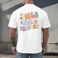 Field Day Fun Day Last Day Of School Teacher Student Men's Back Print T-Shirt, gift for family, gift for coworker