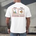 First Data Then Thanksgiving Im Earning A Break Sped Teacher Men's Back Print T-Shirt, gift for family, gift for coworker First Data Then Thanksgiving Im Earning A Break Sped Teacher Men's Back Print T-Shirt, gift for family, gift for coworker
