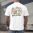 First Grade Teacher Wildflower Back To School Floral Outfits Men's Back Print T-Shirt, gift for family, gift for coworker First Grade Teacher Wildflower Back To School Floral Outfits Men's Back Print T-Shirt, gift for family, gift for coworker