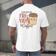 Friyay Teacher Coffee Friday School Cute Fri Yay Men's Back Print T-Shirt, gift for family, gift for coworker