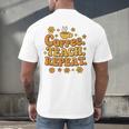 Groovy Coffee Teach Repeat Retro Teacher Men's Back Print T-Shirt, gift for family, gift for coworker