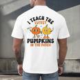Halloween Teacher I Teach The Cutest Pumpkins In The Patch Men's Back Print T-Shirt, gift for family, gift for coworker Halloween Teacher I Teach The Cutest Pumpkins In The Patch Men's Back Print T-Shirt, gift for family, gift for coworker